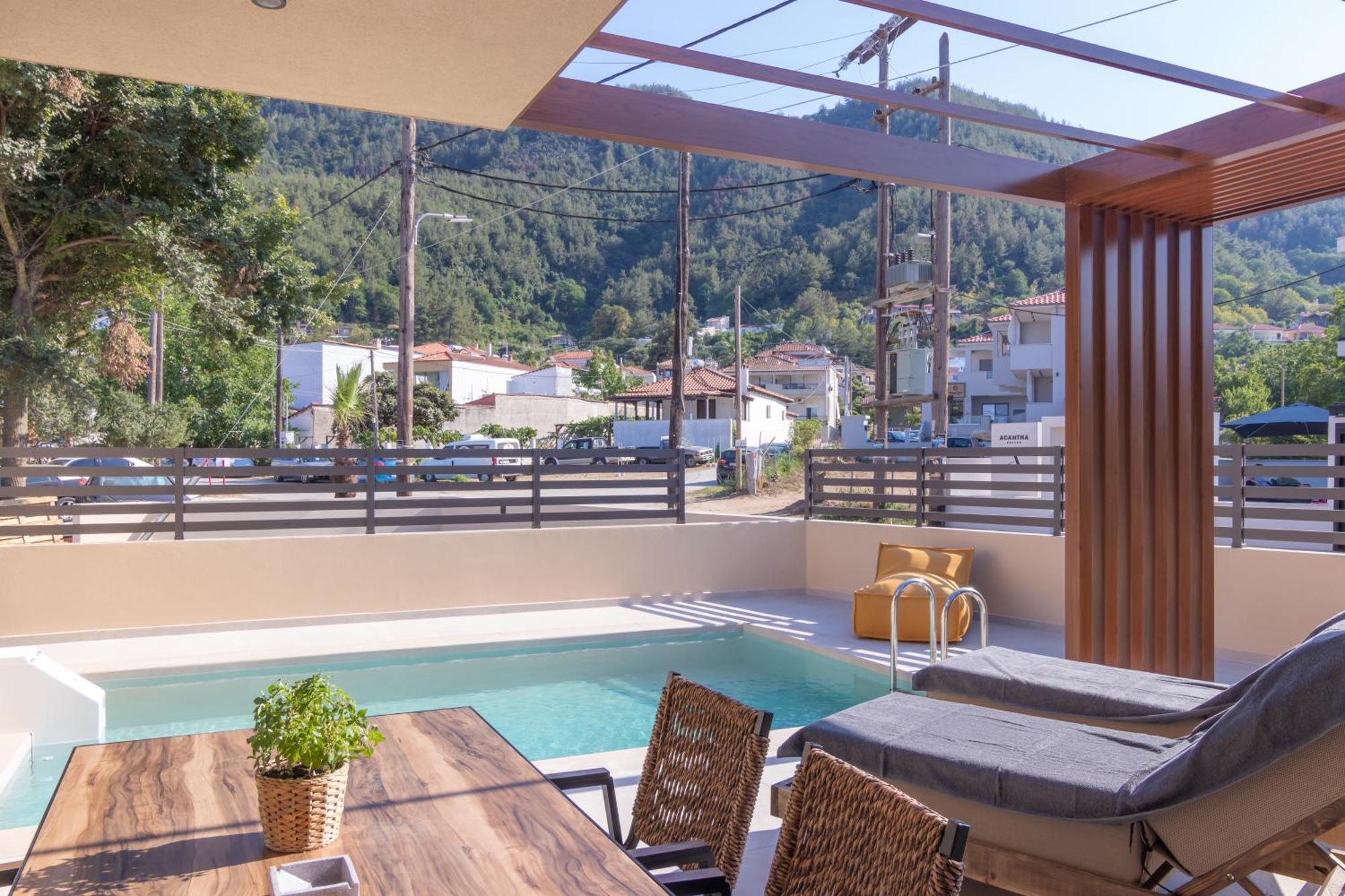 Ntinas Seaside Suites Skala Potamia  Luaran gambar
